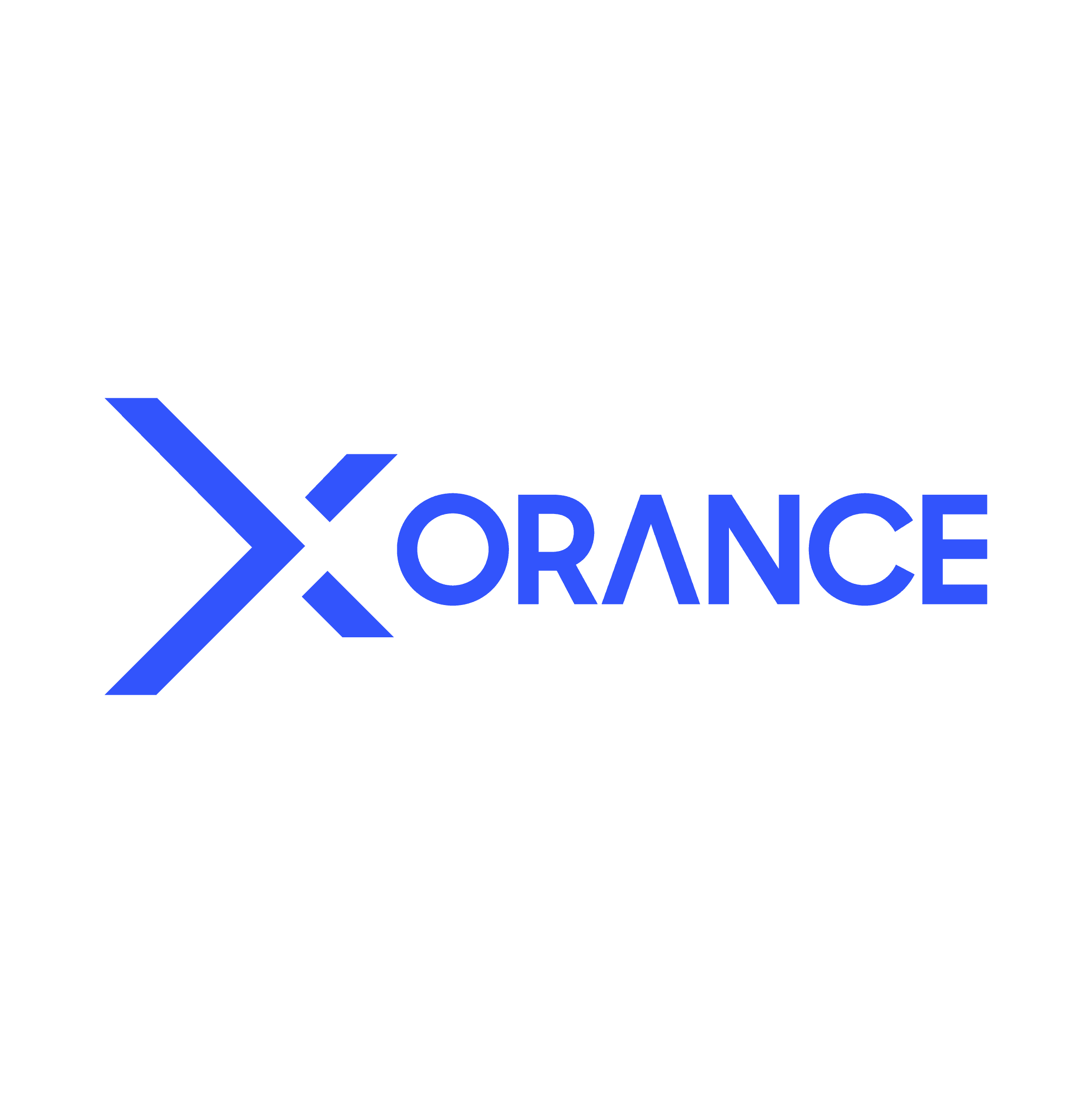 Blue stacked wordmark logo